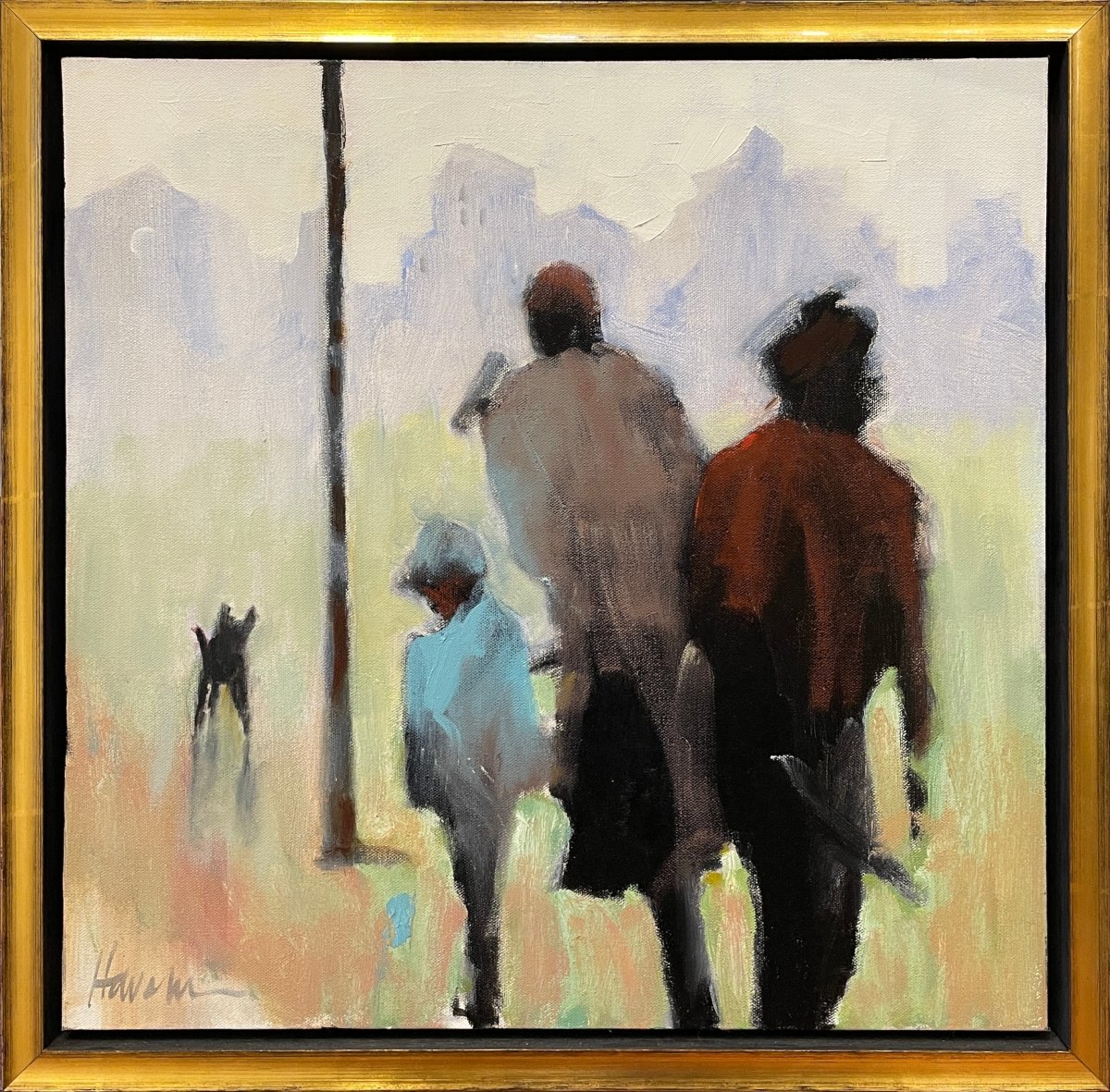 With My Aunt and Uncle by Betsy Havens at LePrince Galleries